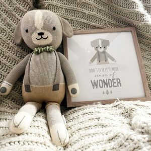 Cuddle + Kind 20” Noah doll with matching inspirational print